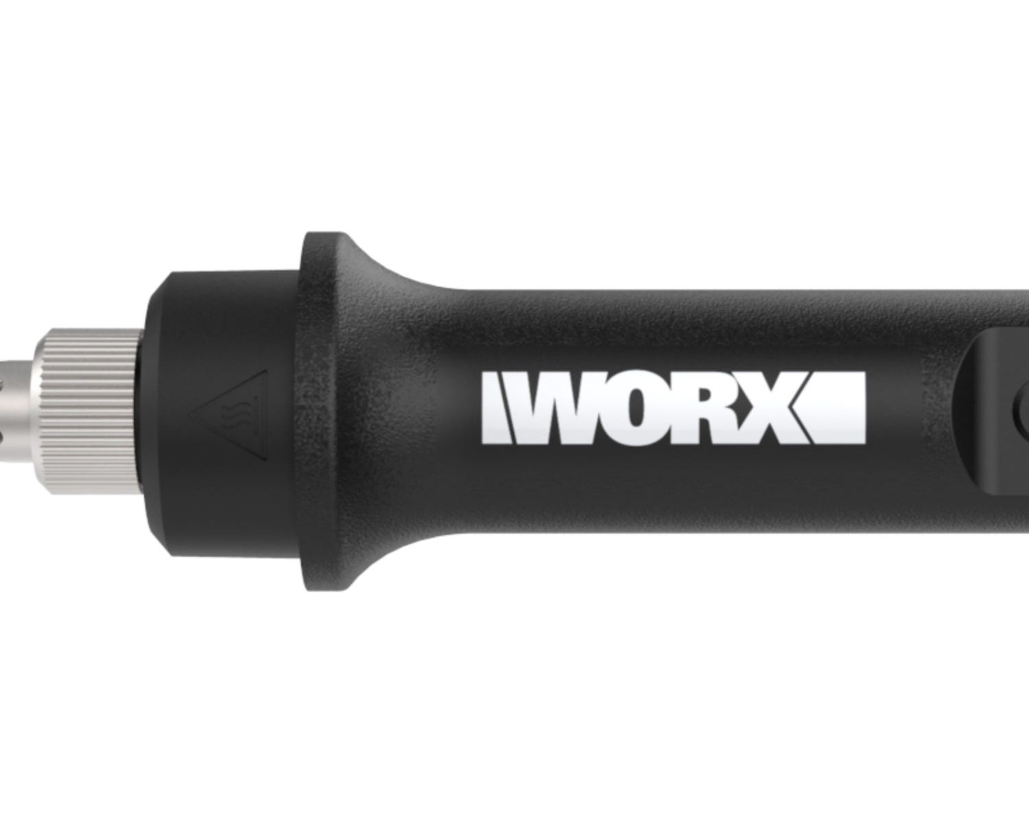 close up image of the grip with the worx logo