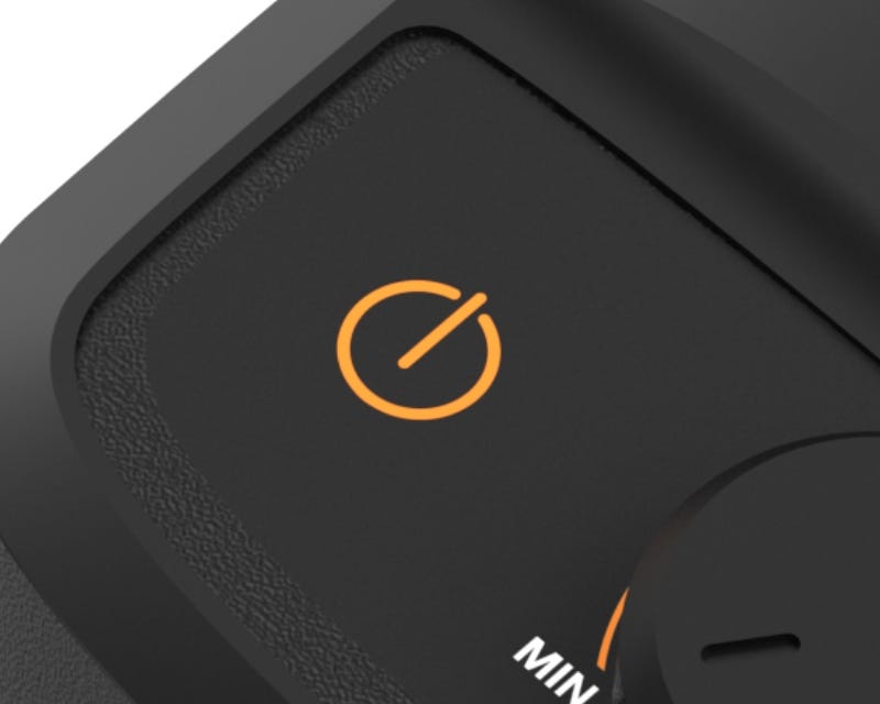 close up of the switch