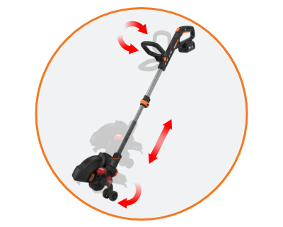 Worx Nitro WG173 20V 13'' Cordless String Trimmer (Battery & Charger  Included) Black WG173 - Best Buy