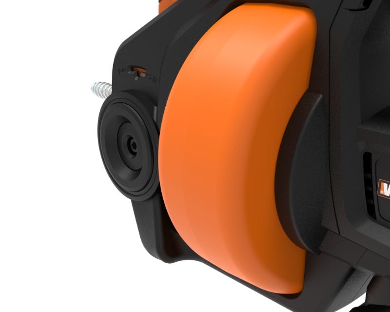 Cable drum w/ rear drain port