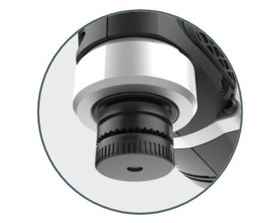 close up image of where the blade attaches to the tool