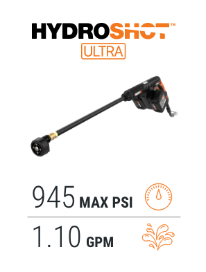 Hydroshot Ultra, 9445 MAX PSI, 1.10 GPM