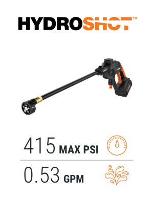 WORX Hydroshot Rotary Cleaning Brush, Quick Snap Connection - WA4042