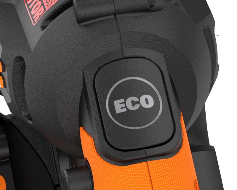 close up image of the eco button