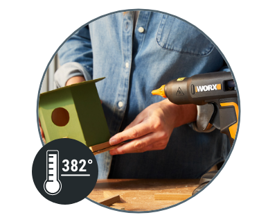 New WORX 20V Power Share Full-Size Hot Glue Gun Provides Portability, Sure  Handedness and Dependable Performance