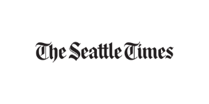 black logo of the seattle times