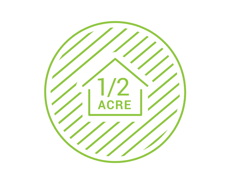 1/2 acre logo