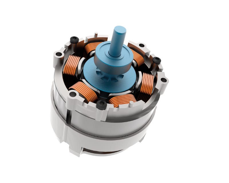 image of the internal brushless motor