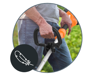 WORX WG183 13 Inch Cordless String Trimmer with Battery Charger, Black &  Orange, EA - Kroger